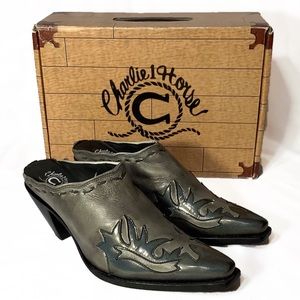 Charlie Horse | Women’s Leather Boot Slides/Mules